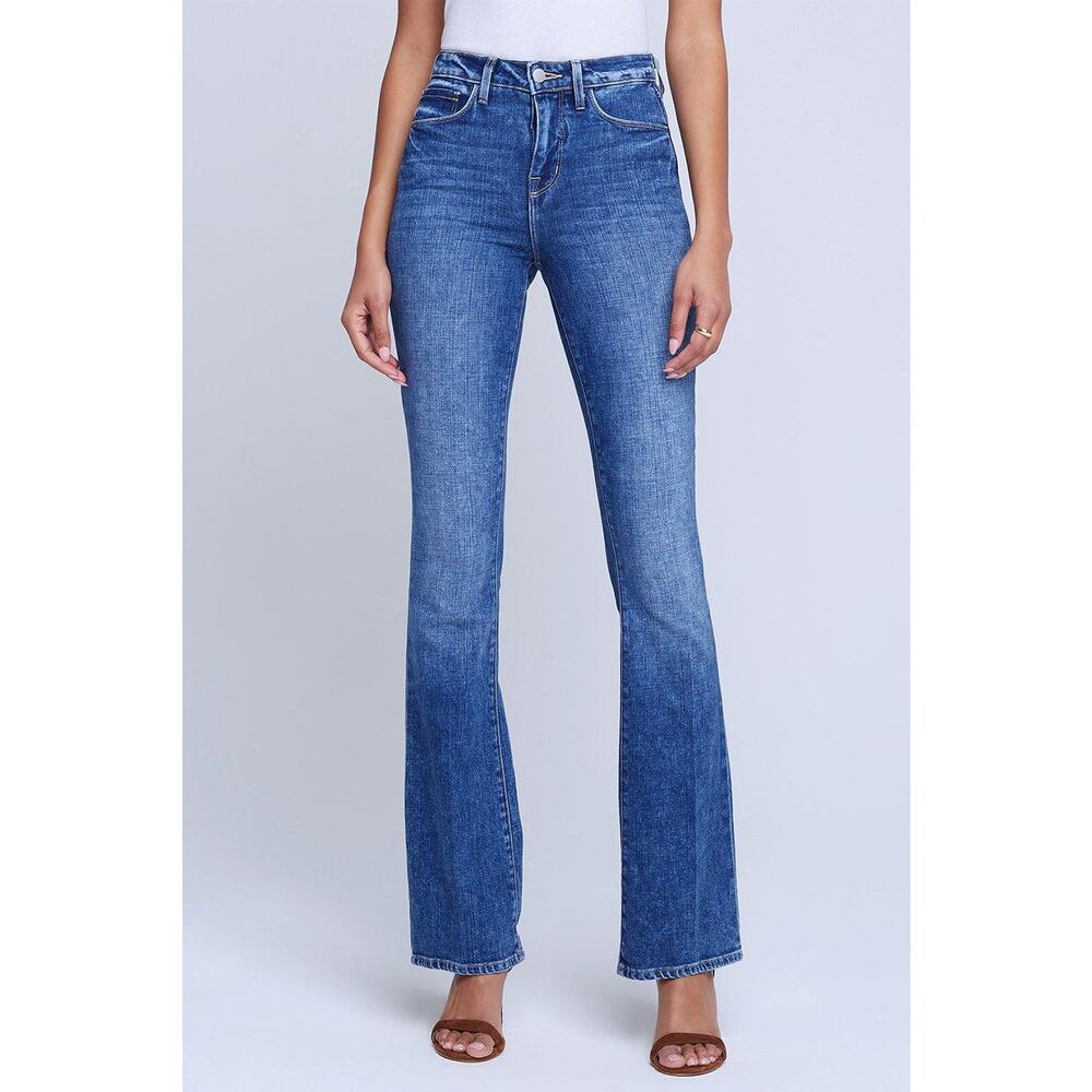 L'Agence Selma High Rise Boot Cut Jeans
